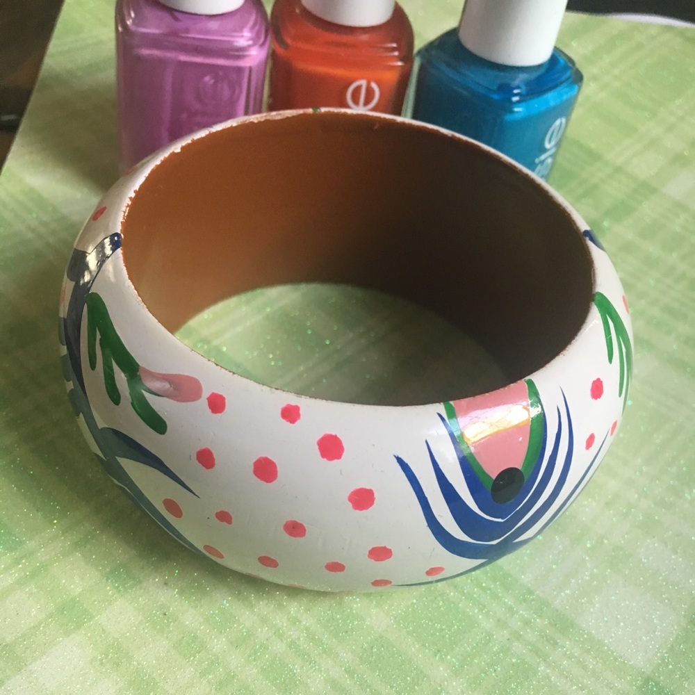 Hand painted bracelet